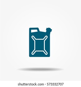 Jerrycan oil icon vector