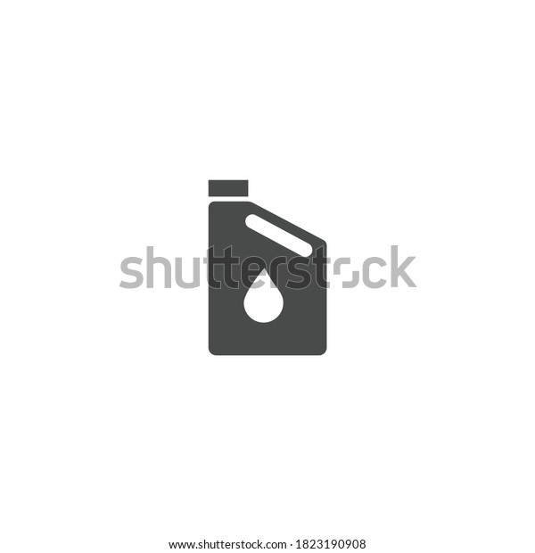 Jerrycan Oil\
Icons Black and White Vector\
Graphic