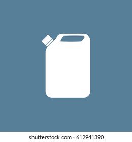 Aceite jerrero. icono vector