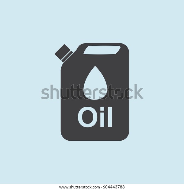 Jerrycan oil. vector\
icon