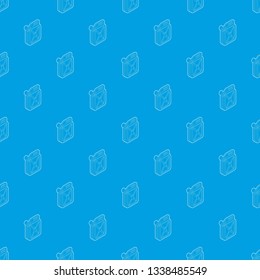 Jerrycan pattern vector seamless blue repeat for any use
