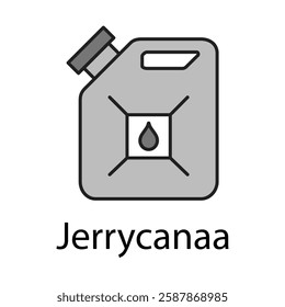 Jerrycan – Portable Container for Storing and Carrying Fuel