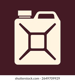 Jerrycan trendy useful important vector Illustration design lovely colorful background.eps