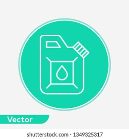 Jerrycan vector icon sign symbol