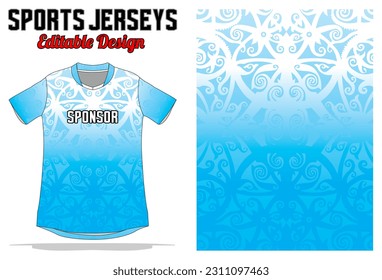 Jersey abstract background design suitable for sports team
