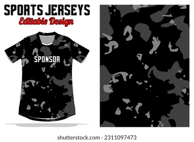 Jersey abstract background design suitable for sports team