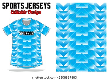 Diseño de patrón abstracto de Jersey para uniforme deportivo 
