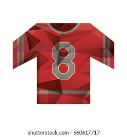 jersey american football uniform element abstract