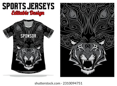 Jersey background design suitable for sports team