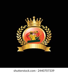 jersey cricket logo design and icon