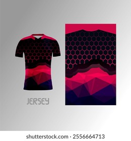 Jersey Design Background, Sublime Vector Printing image
