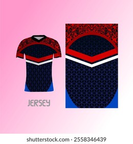 Jersey Design Background, Sublime Vector Printing image