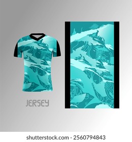 Jersey Design Background, Sublime Vector Printing image