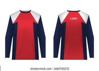Jersey design for extreme cycling. Mountain bike jersey. Vector illustration for sublimation printing.