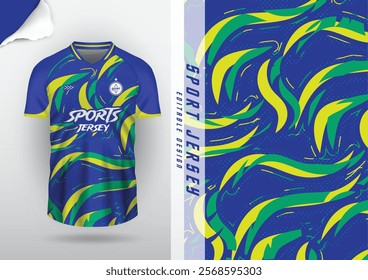 Jersey design, jersey, football, soccer, futsal, running, badminton, tennis, exercise, rugby, striped, silver, yellow, green