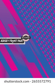 Tamplete da parte dianteira do projeto de Jersey - Design Premium