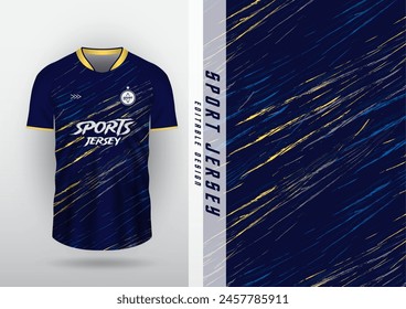 Jersey design, outdoor sports, jersey, football, futsal, running, racing, exercise, navy blue pattern.