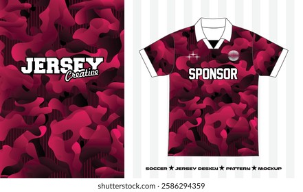 Jersey design pattern pink black abstrack background sublimation
