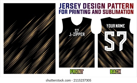 Jersey Design Pattern For Printing And Sublimation. Sports Jersey Fabric Abstract Background And Template