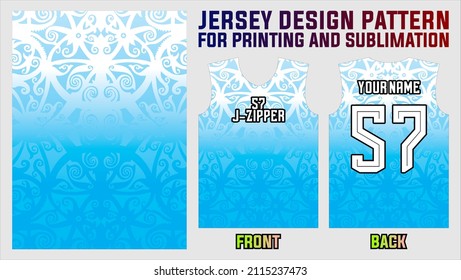 jersey design pattern for printing and sublimation. sports jersey fabric abstract background and template