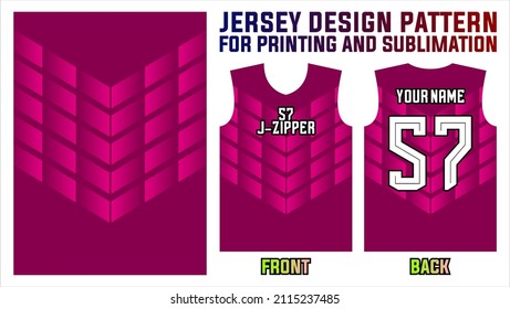 jersey design pattern for printing and sublimation. sports jersey fabric abstract background and template