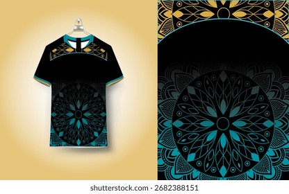 Patrón de diseño de jersey para impresión y sublimación
