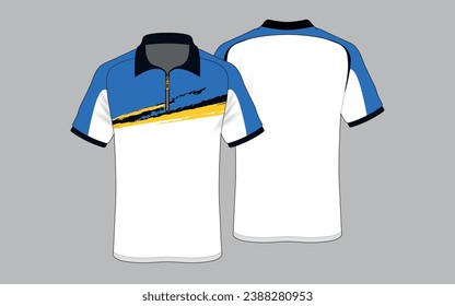 Jersey design for players and team vector editable