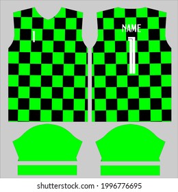 Jersey Design in Ready to use Print. 