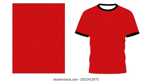 Design Jersey com samosa corte padrão padrão padrão ilustração vetor.