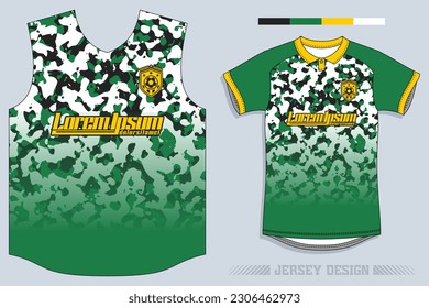 Jersey Design, Soccer Jersey Pattern Design, Sublimation T Shirt, Football Soccer Kit, Basketball Jersey, Spott Suit, Ready Print File, Design Jersey Green