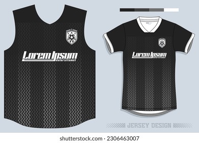 Jersey Design, Soccer Jersey Pattern Design, Sublimation T Shirt, Football Soccer Kit, Basketball Jersey, Spott Suit, Ready Print File, Design Jersey Black