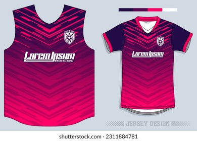 Jersey Design, Soccer Jersey Pattern Design, Sublimation T Shirt, Football Soccer Kit, Basketball Jersey, Spott Suit, Ready Print File, Design Jersey Magenta Pink