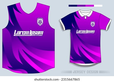 Jersey Design, Soccer Jersey Pattern Design, Sublimation T Shirt, Football Soccer Kit, Basketball Jersey, Spott Suit, Ready Print File, Design Jersey Purple