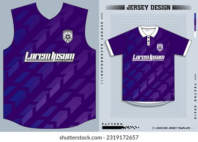 Jersey Design, Soccer Jersey Pattern Design, Sublimation T Shirt, Football Soccer Kit, Basketball Jersey, Spott Suit, Ready Print File, Design Jersey Purple