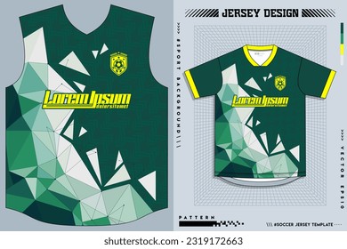 Jersey Design, Soccer Jersey Pattern Design, Sublimation T Shirt, Football Soccer Kit, Basketball Jersey, Spott Suit, Ready Print File, Design Jersey Dark Green