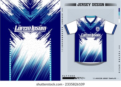 Jersey Design, Soccer Jersey Pattern Design, Sublimation T Shirt, Football Soccer Kit, Basketball Jersey, Spott Suit, Ready Print File, Design Jersey Grunge Nevy Blue