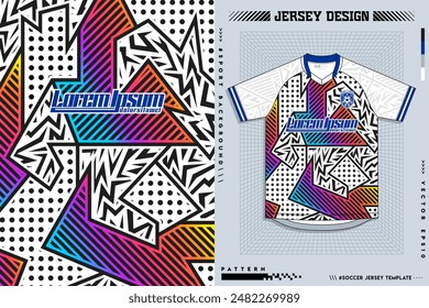 Jersey Design, Soccer Jersey Pattern Design, Sublimation T Shirt, Football Soccer Kit, Basketball Jersey, Spott Suit, Ready Print File, Design Jersey 