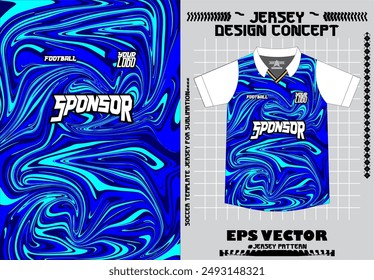 Jersey Design, Soccer Jersey Pattern Design, Sublimation T Shirt, Football Soccer Kit, Basketball Jersey, Spott Suit, Ready Print File, Design Jersey White Blue