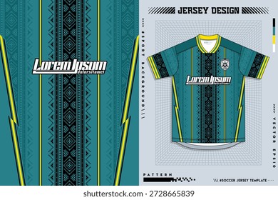 Diseño de Jersey, Diseño de Patrón de Jersey de Fútbol, Camiseta de Sublimación, Kit de Fútbol, Jersey de Baloncesto, Traje de Punto, Archivo de Impresión Listo, Jersey de Diseño 