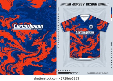 Diseño de Jersey, Diseño de Patrón de Jersey de Fútbol, Camiseta de Sublimación, Kit de Fútbol, Jersey de Baloncesto, Traje de Punto, Archivo de Impresión Listo, Jersey de Diseño 