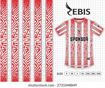 Jersey Design, Soccer Jersey Pattern Design, Sublimation T Shirt, Football Soccer Kit, Basketball Jersey, Spott Suit, Ready Print File, Design Jersey red