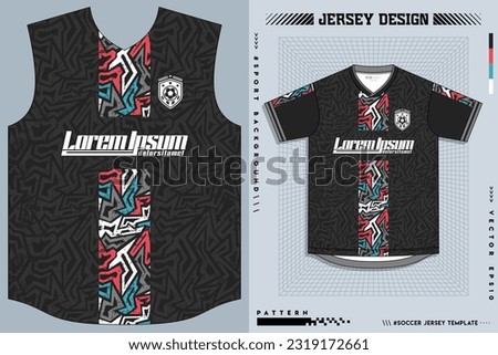 Jersey Design, Soccer Jersey Pattern Design, Sublimation T Shirt, Football Soccer Kit, Basketball Jersey, Spott Suit, Ready Print File, Design Jersey Black Grunge