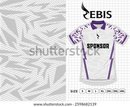 Jersey Design, Soccer Jersey Pattern Design, Sublimation T Shirt, Football Soccer Kit, Basketball Jersey, Spott Suit, Ready Print File, Design Jersey white