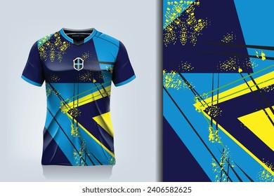 Jersey Design splash halftone grunge, mountain pattern background style, gradient blue purple white texture, fish scale, fishing cycling motorcross extreme adventure sporty design illustration - Powered by Shutterstock - Get 15% off with code: PIKWIZARD15