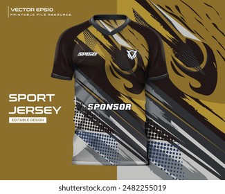 jersey design sport abstract halftone stripe pattern design for soccer, football, gaming, cycling design kit