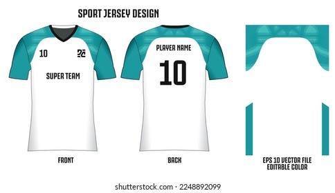 Jersey Design Sport Background Vector