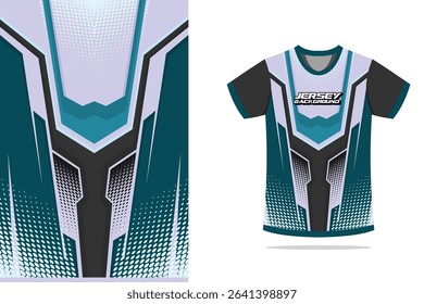jersey design sport modern stripe pattern design for soccer, football, gaming, cycling design kit in color combinations