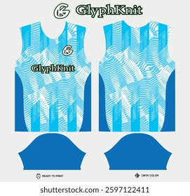 Jersey design for Sport t-shirt, Soccer jersey mockup for football club. uniform front and back view