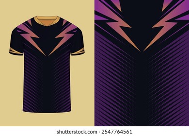 Jersey design for sports, Football Cricket Soccer Racing kit design vector t-shirt