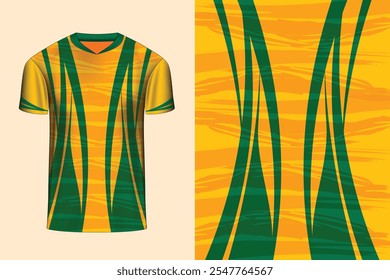 Jersey design for sports, Football Cricket Soccer Racing kit design vector t-shirt